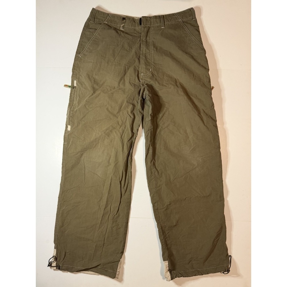 Vtg Mountain Dew Cargo Pants Mens 34x32 Casual Streetwear Baggy Y2K